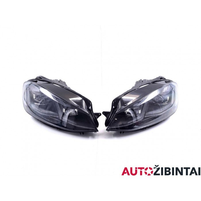 VW GOLF VII Van (5G1) Headlight set, black edition (5G1941036)