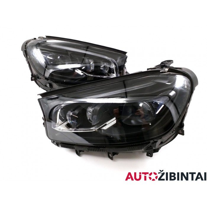 MERCEDES-BENZ GLS (X167) Headlight set black inside (A1679065901)