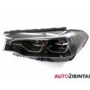 BMW 5 Series (G30, F90) Priekinių žibintų komplektas juodu vidum (8499121)