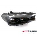 BMW 5 Series (G30, F90) Priekinių žibintų komplektas juodu vidum (8499121)